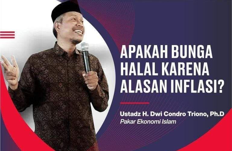 apakah bunga bank halal karena alasan inflasi